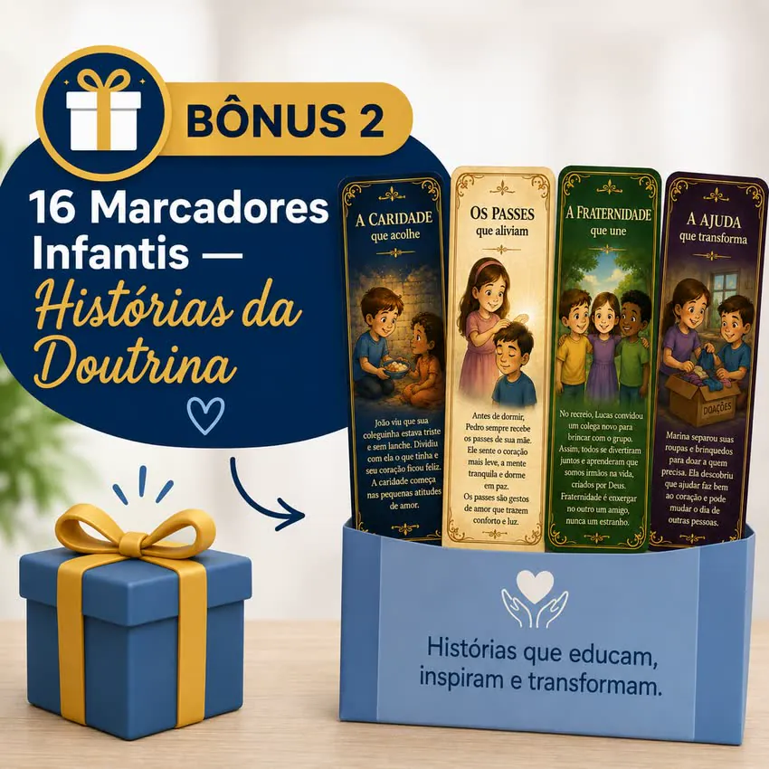 16 Marcadores Infantis — Histórias da Doutrina